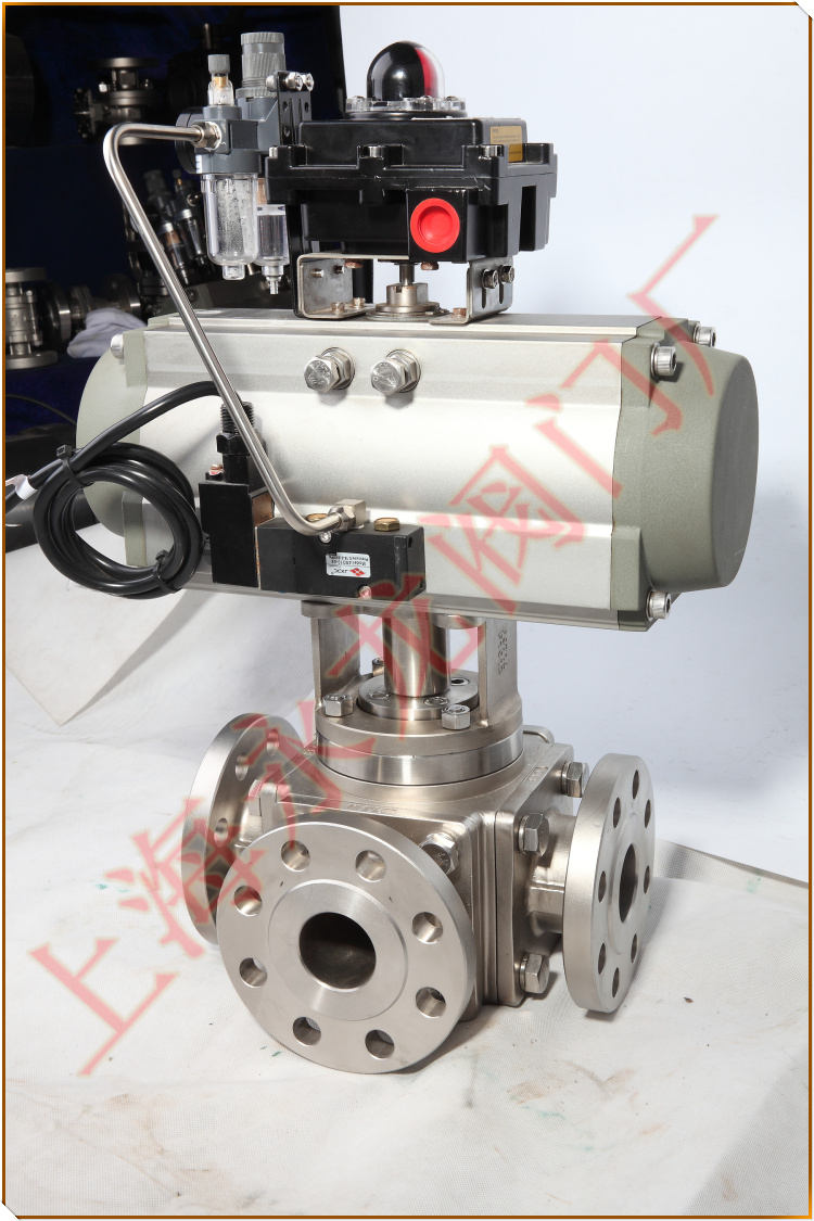 不銹鋼三通氣動(dòng)球閥