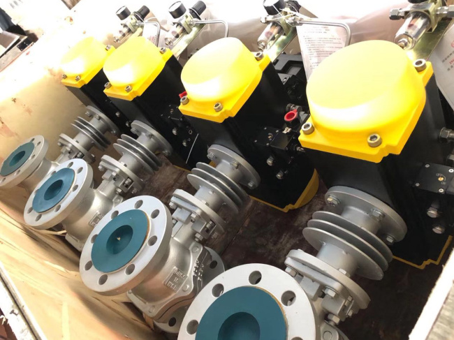 高溫硬密封導(dǎo)熱油氣動切斷閥