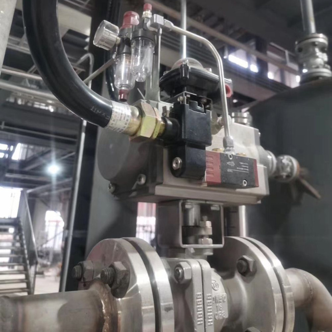 氣動O型球閥應(yīng)用現(xiàn)場