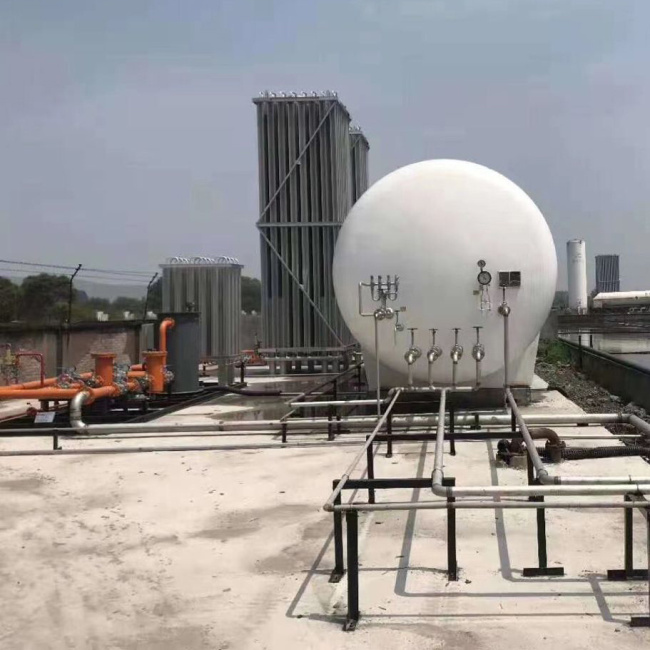 低溫截止閥＆液氬儲罐站