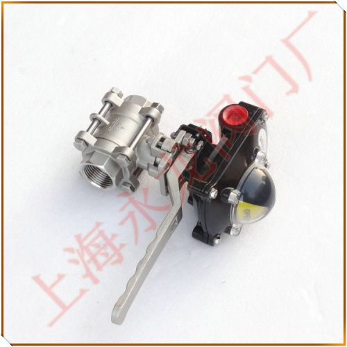 帶回信器手柄球閥 Device handle ball valve with letter