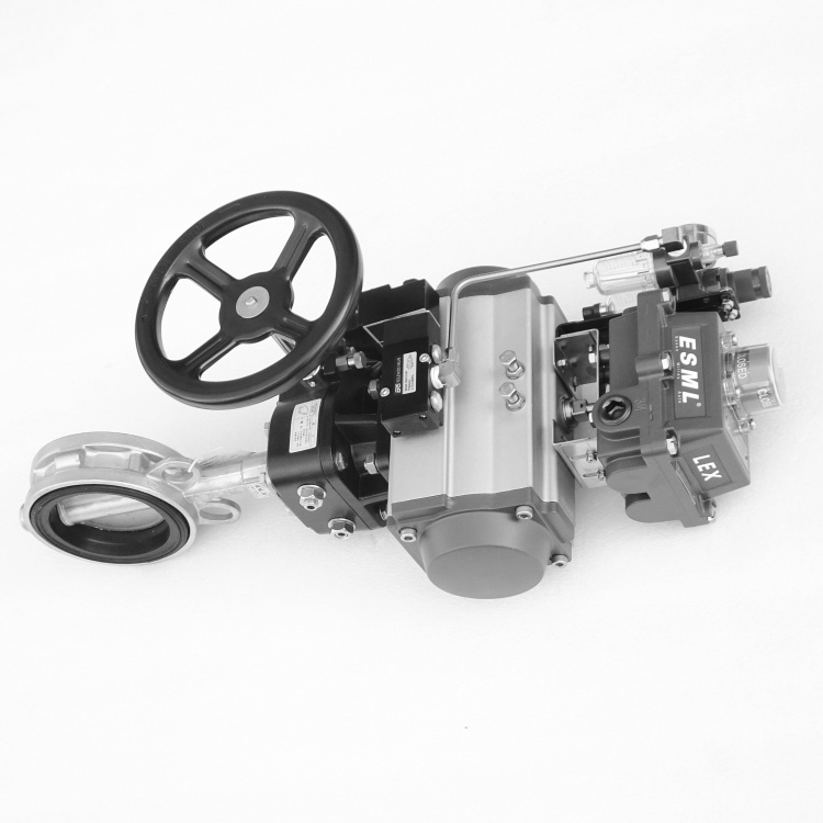 不銹鋼軟密封氣動(dòng)蝶閥