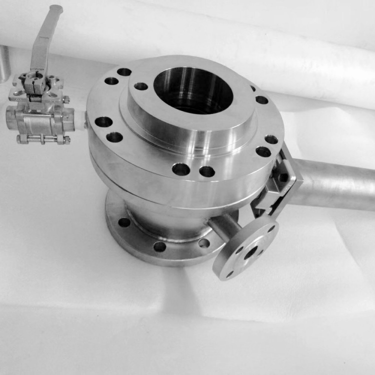 斜桿式保溫釜底球閥