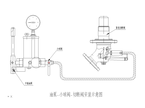 SB-02車用手搖油泵安裝示意圖