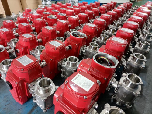 快裝卡箍式防爆電動(dòng)球閥