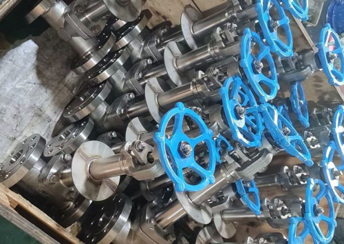 低溫閥_帶滴水板鍛鋼低溫截止閥_上海永龍閥門廠