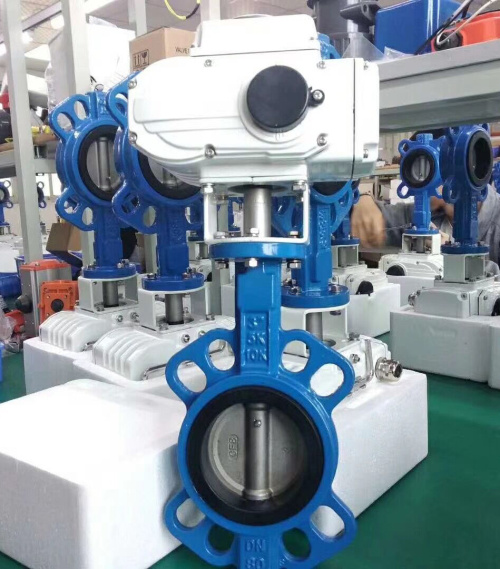 D971X-16C對夾式電動蝶閥圖片