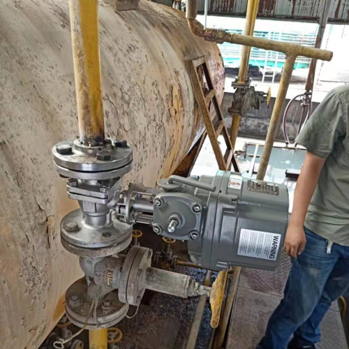 電動緊急切斷閥_液氨儲罐安裝示意圖