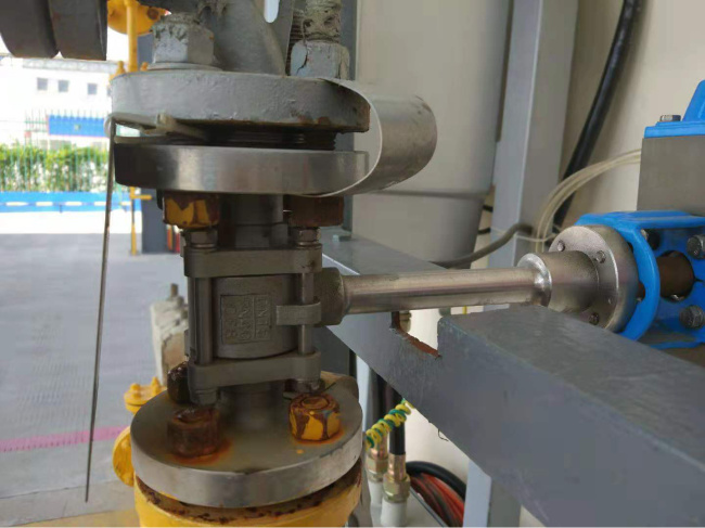 氣動(dòng)低溫球閥_合成氨裝置