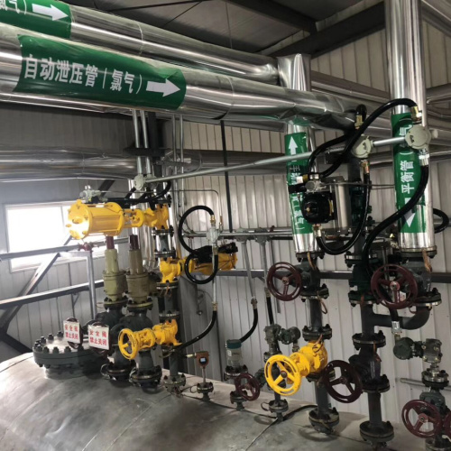 氯氣波紋管截止閥_氯氣儲罐設(shè)備應(yīng)用案例