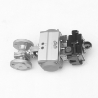 氣動V型切斷球閥