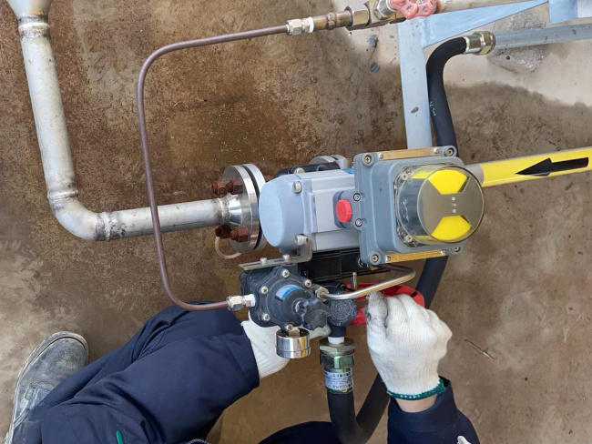 緊急切斷閥_氨站儲罐應(yīng)用實例